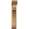 Ekena Millwork Merced Slat Smooth Bracket w/ Offset Brace, Western Red Cedar, 7 1/2"W x 38"D x 44"H BKT0806X38X44MRC06SWR - alternate 2
